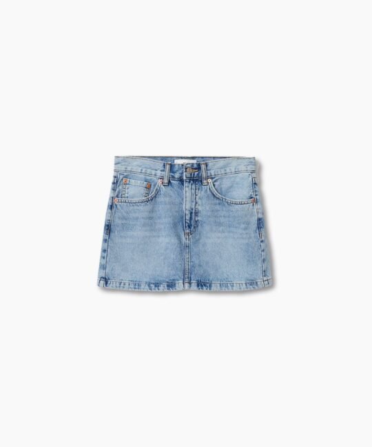 Denim miniskirt